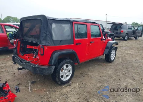 2016 Jeep Wrangler Unlimited Sport from USA, damaged, VIN 1C4BJWDG6GL221689